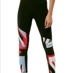 Sweaty Betty power Union Jack ankle legging